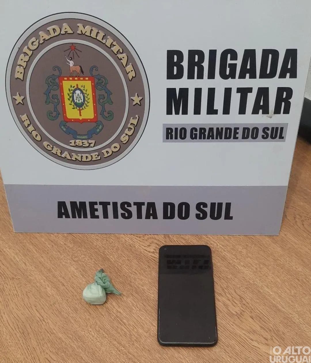 Polícia efetua prisão por tráfico de drogas em Ametista do Sul