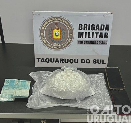 Taquaruçu do Sul: dois são presos por tráfico de drogas pela BM