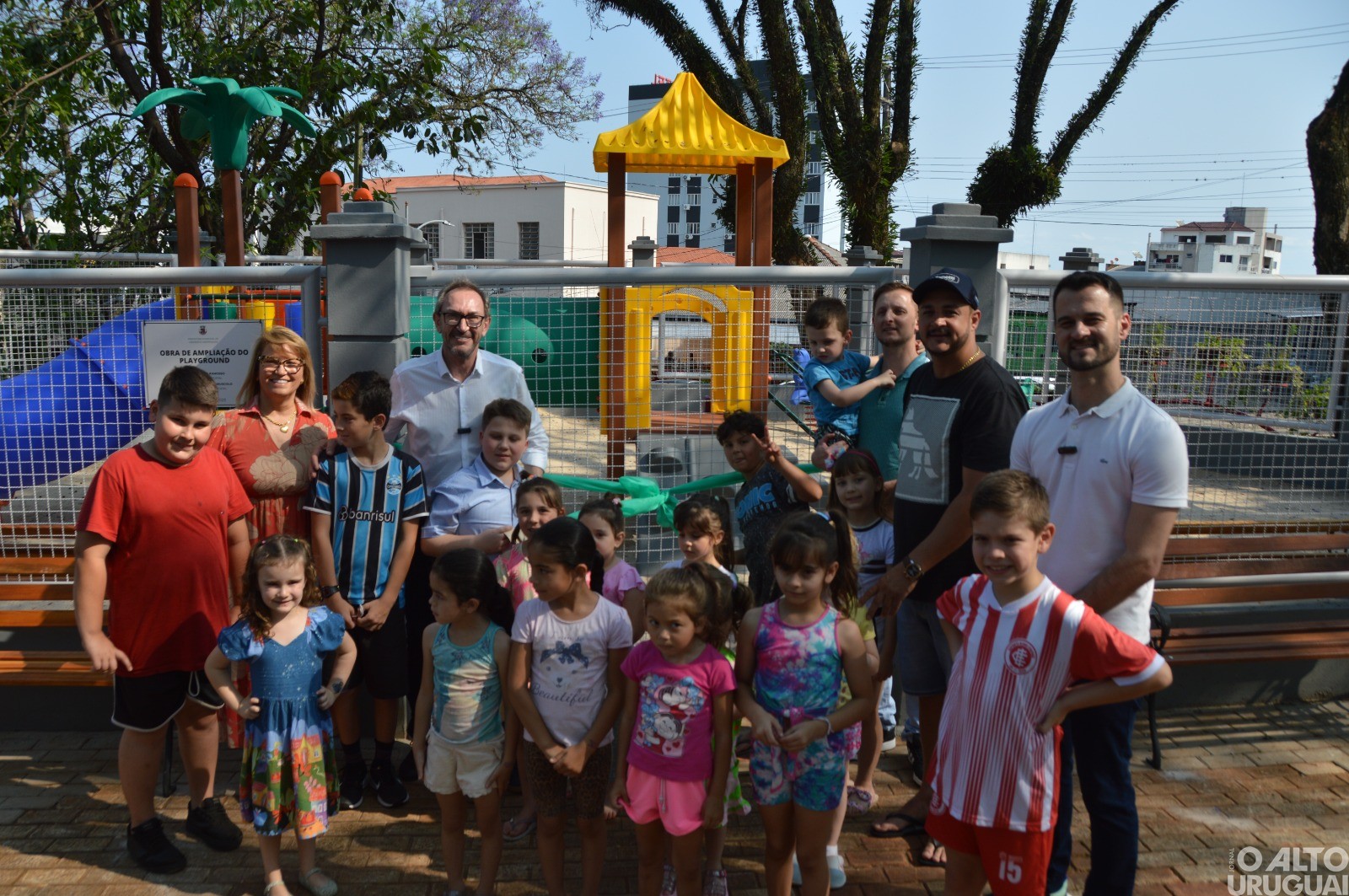Pracinha do Centro de FW ganha novos espaços para crianças