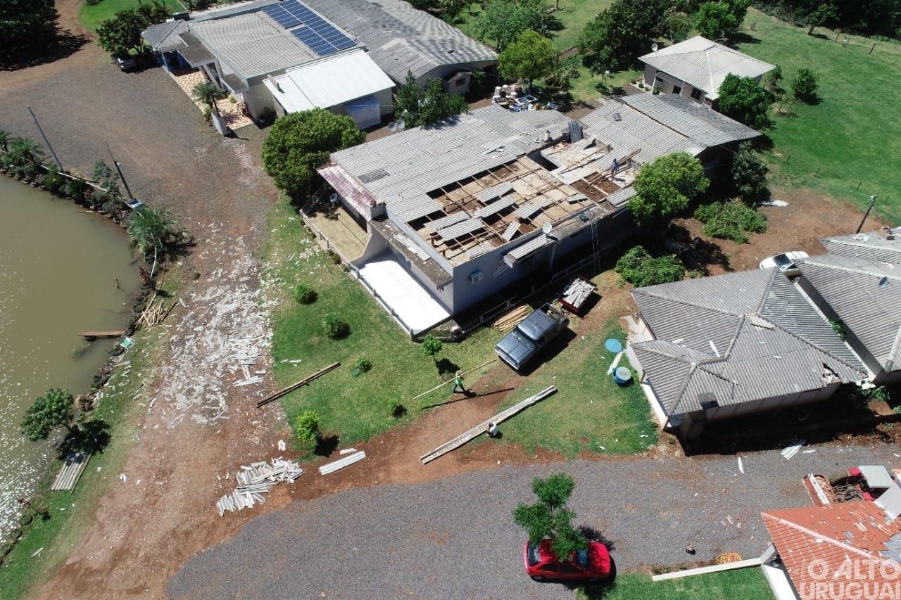 Palmitinho declara situação de emergência devido aos estragos do vendaval