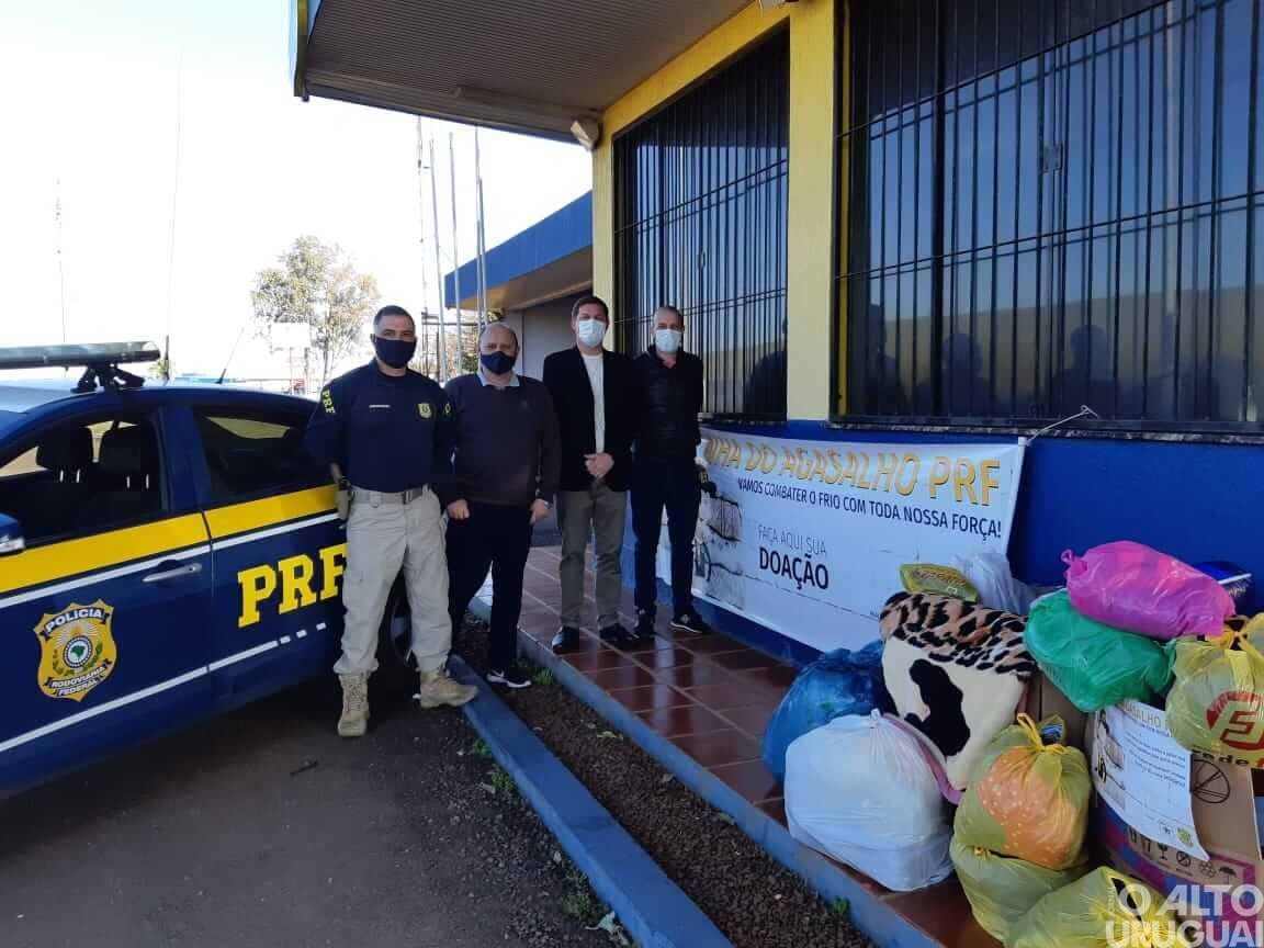 Seberi: PRF entrega doações da Campanha do Agasalho à Assistência Social