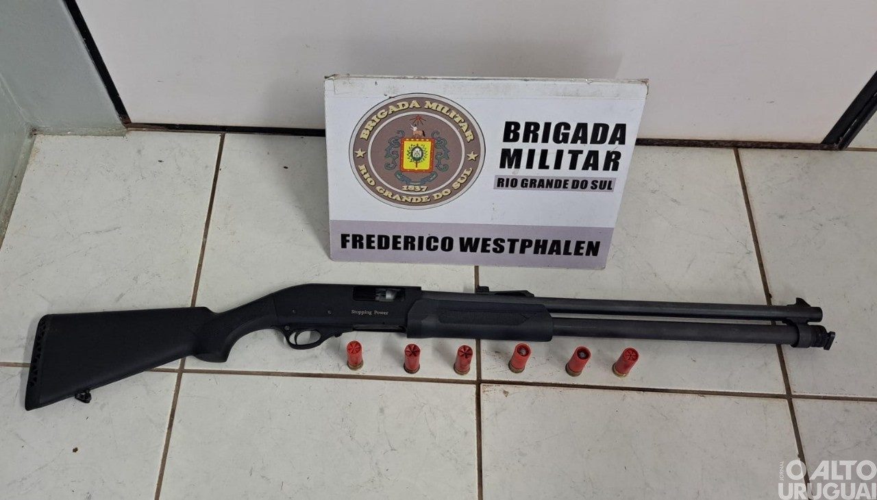 BM prende homem por porte ilegal de arma de fogo em FW