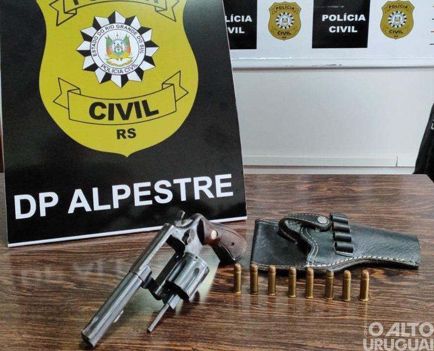 Alpestre: Polícia Civil apreende revólver em residência