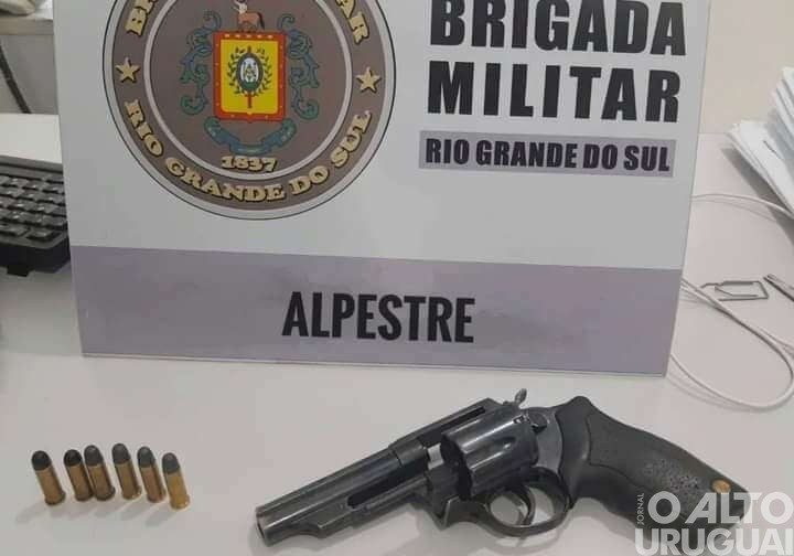 Homem é preso por porte ilegal de arma de fogo em Alpestre