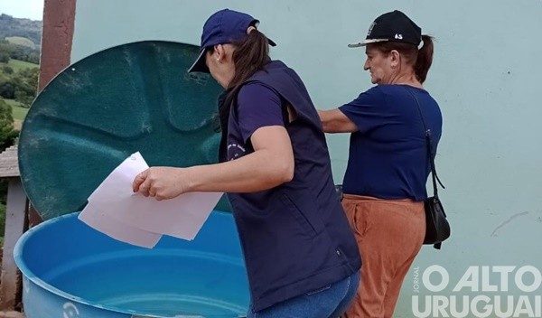Agentes de saúde de Caiçara realizam mutirão de combate à dengue