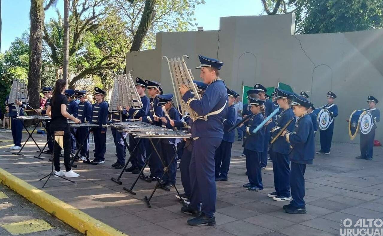 Banda Municipal Fortaleza do Alto Uruguai de Seberi é destaque em encontro de bandas