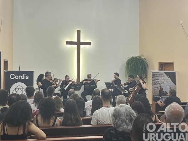 Camerata Cordis encerra turnê 2025 em Frederico Westphalen