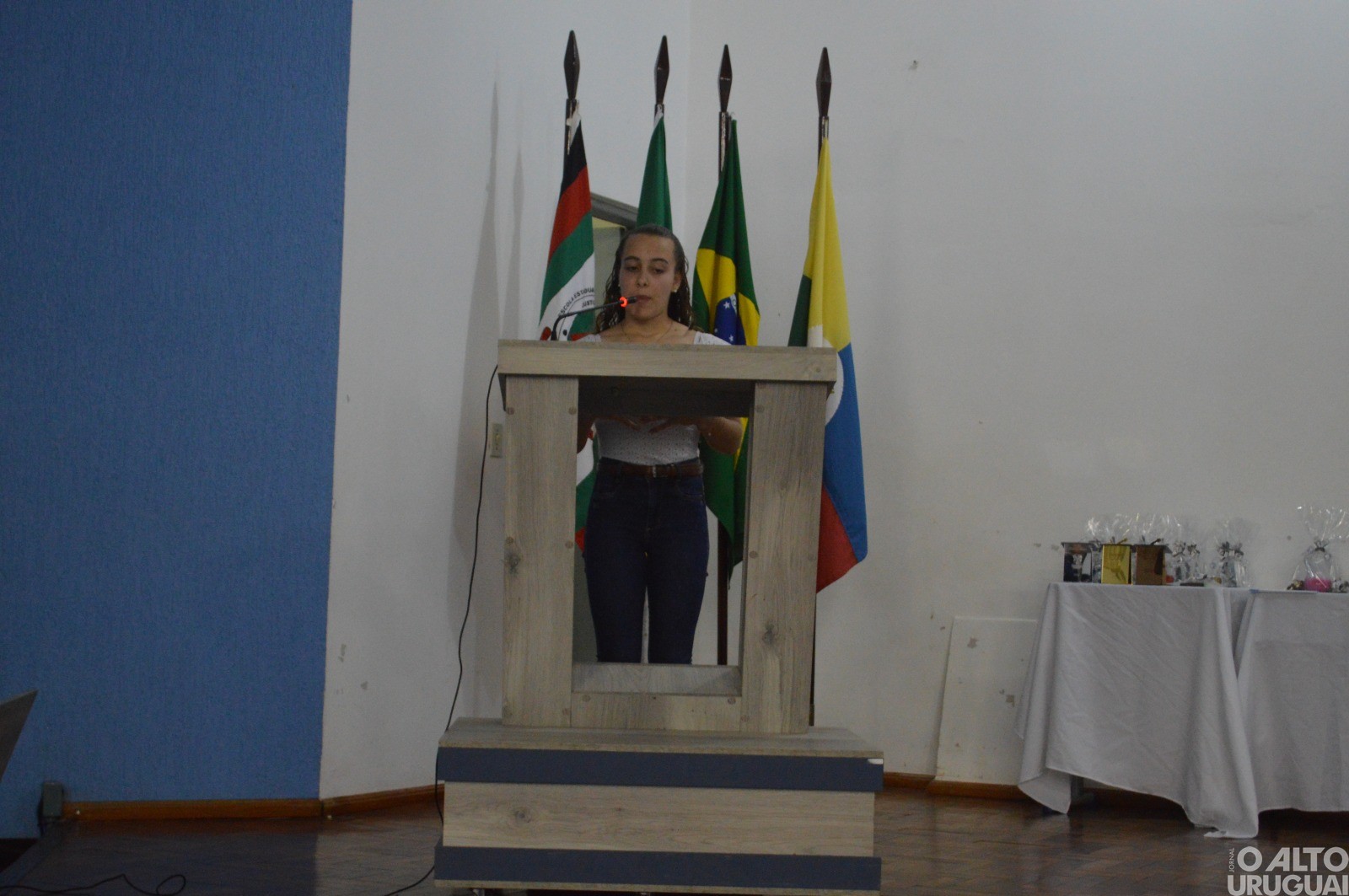 Estudantes de Rodeio Bonito participam da final do Concurso de Oratória nas Escolas