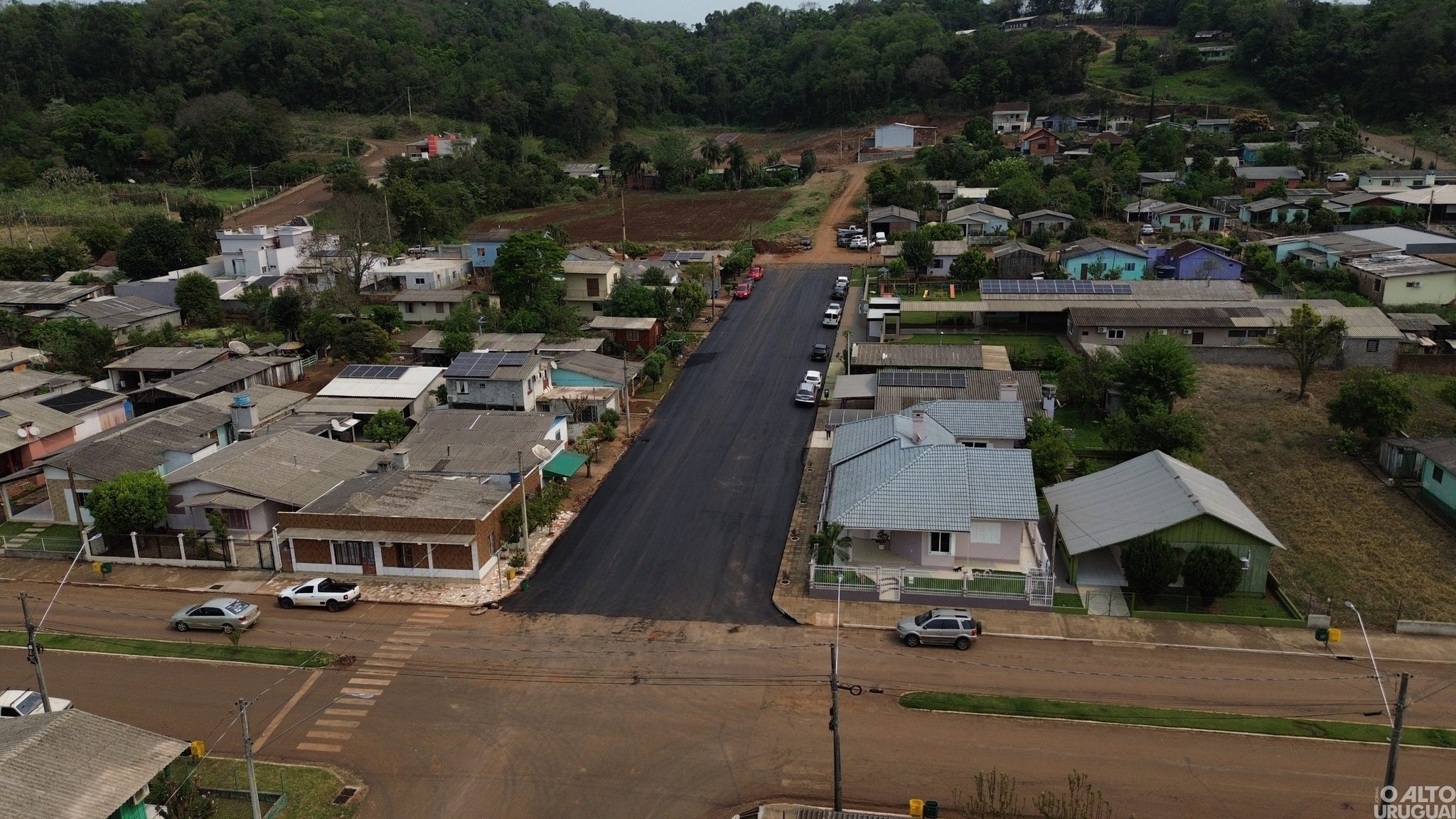 Erval Seco faz obras na segunda fase do Avançar-Pavimenta RS