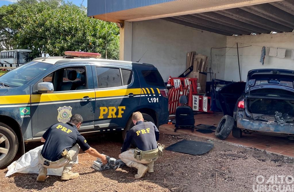 Argentino é preso pela PRF transportando mais de 150 quilos de maconha em Seberi