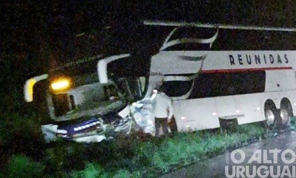 Palmeira das Missões: colisão entre veículo e ônibus resulta em morte