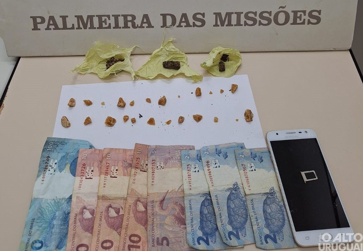 Homem é preso por tráfico de drogas em Palmeira das Missões