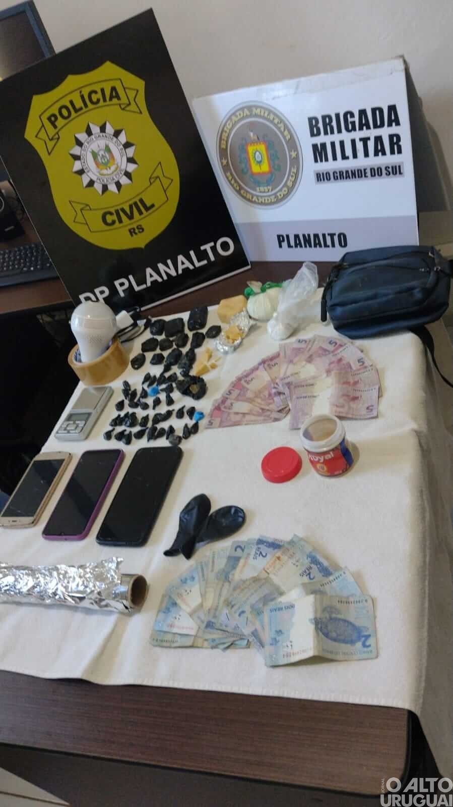 PC e BM cumprem mandado de busca e apreensão em Planalto