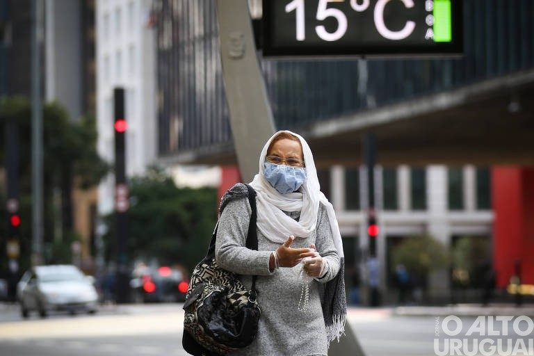 Frio intenso marca a manhã de segunda-feira no Rio Grande do Sul