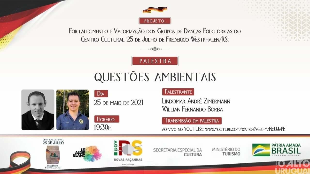 Questões ambientais será tema de debate em live