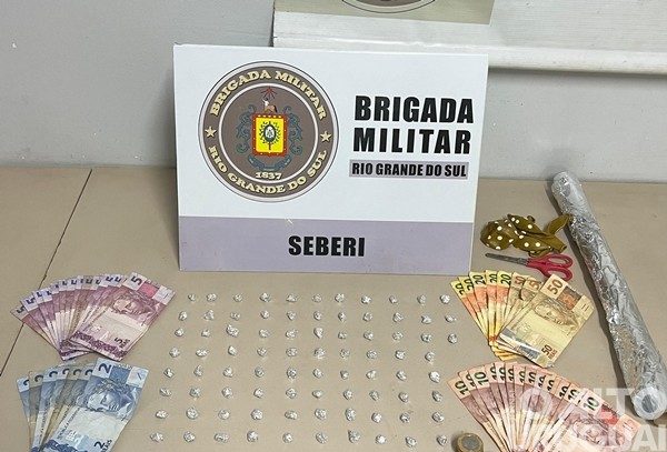 Homem é preso por tráfico de drogas e porte ilegal de arma de fogo em Seberi