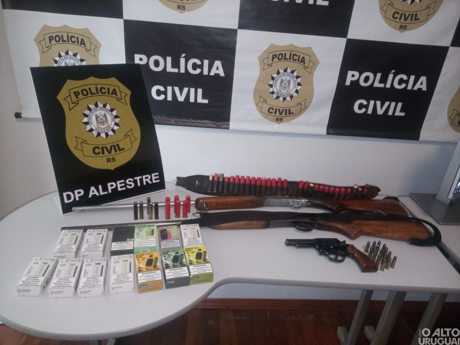 Polícia Civil apreende armas de fogo em Alpestre
