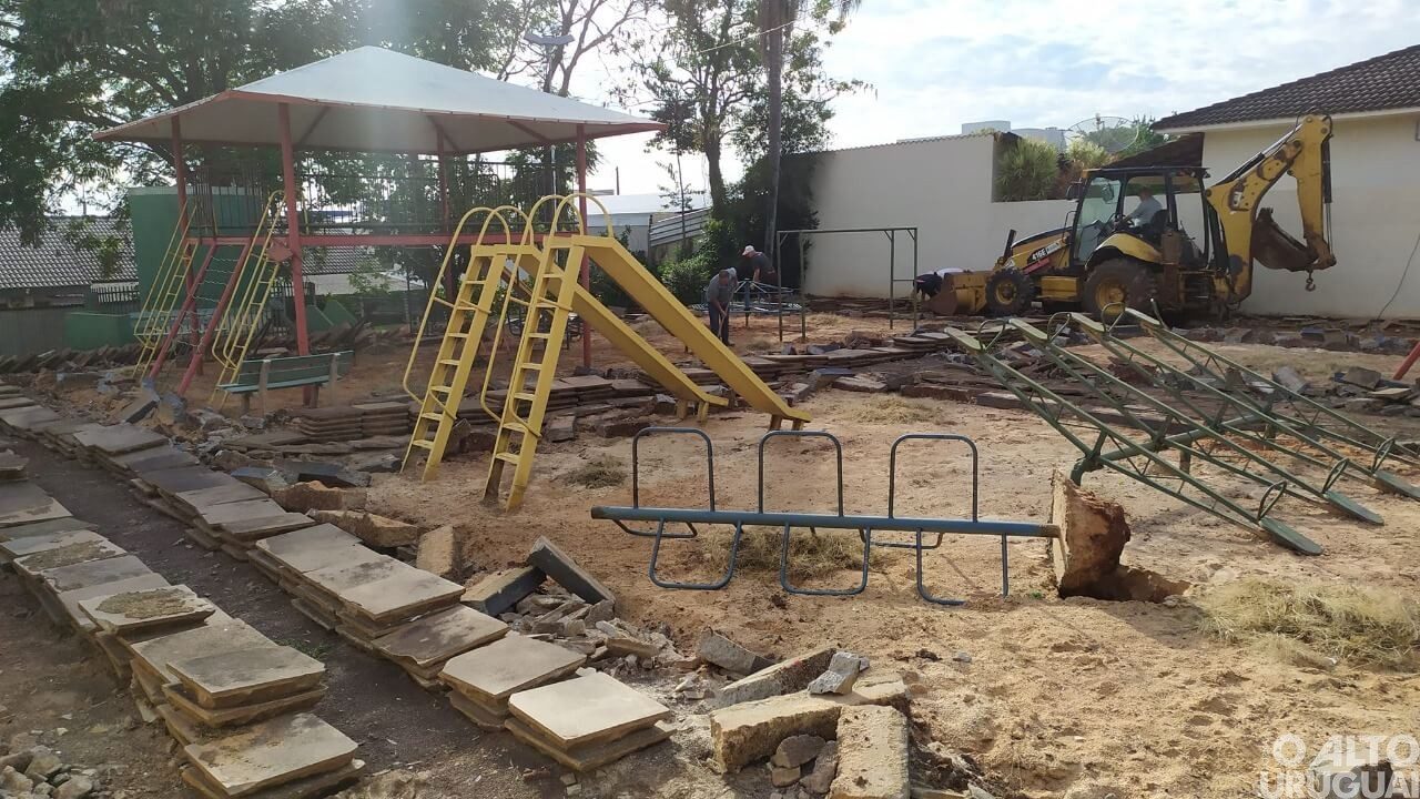 Rodeio Bonito: prefeitura investe em revitalização de espaços infantis