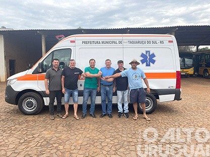Taquaruçu do Sul adquire nova ambulância