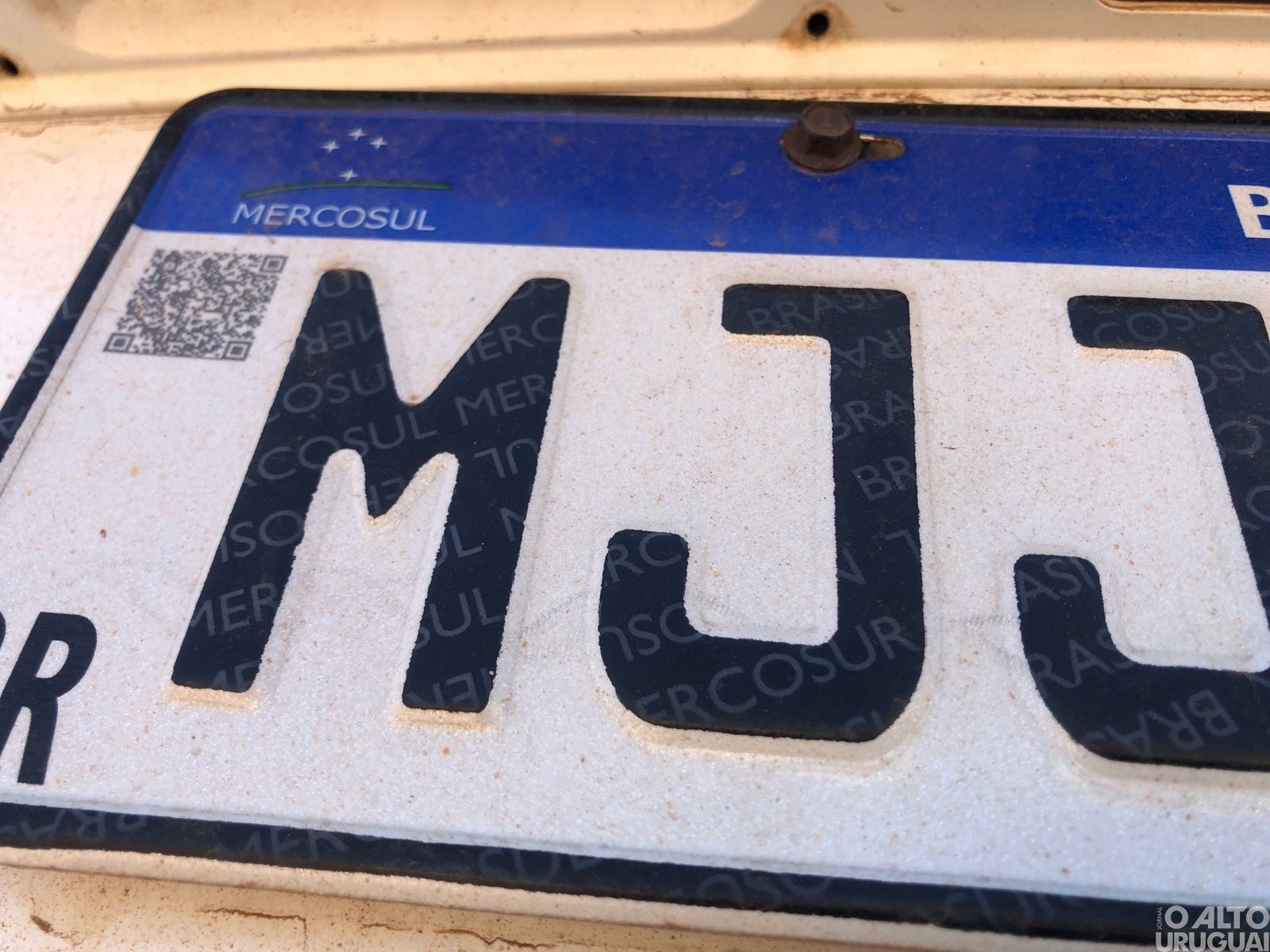 Placas automotivas estão sendo furtadas em FW