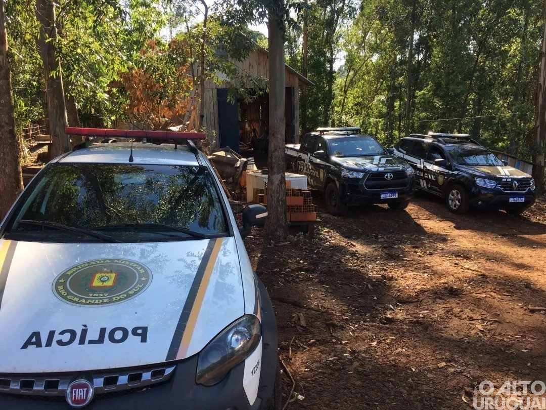 BM e PC recuperam carga de agrotóxicos em Erval Seco