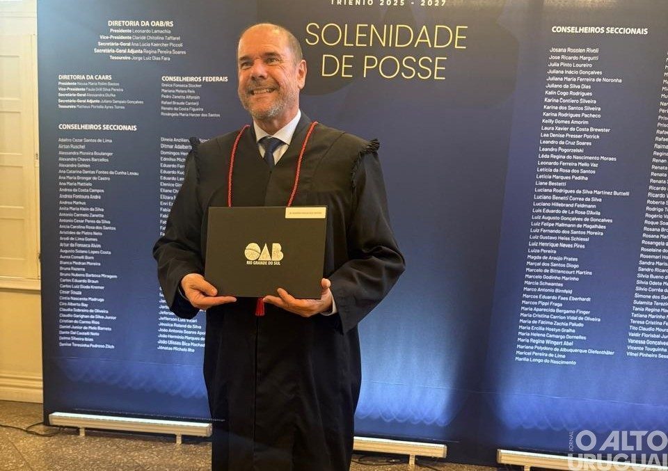 Dr. Rogério Vargas dos Santos assume como conselheiro seccional da OAB-RS