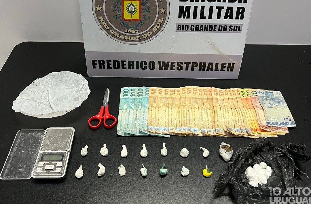 Tráfico de drogas resulta na prisão de dupla em FW