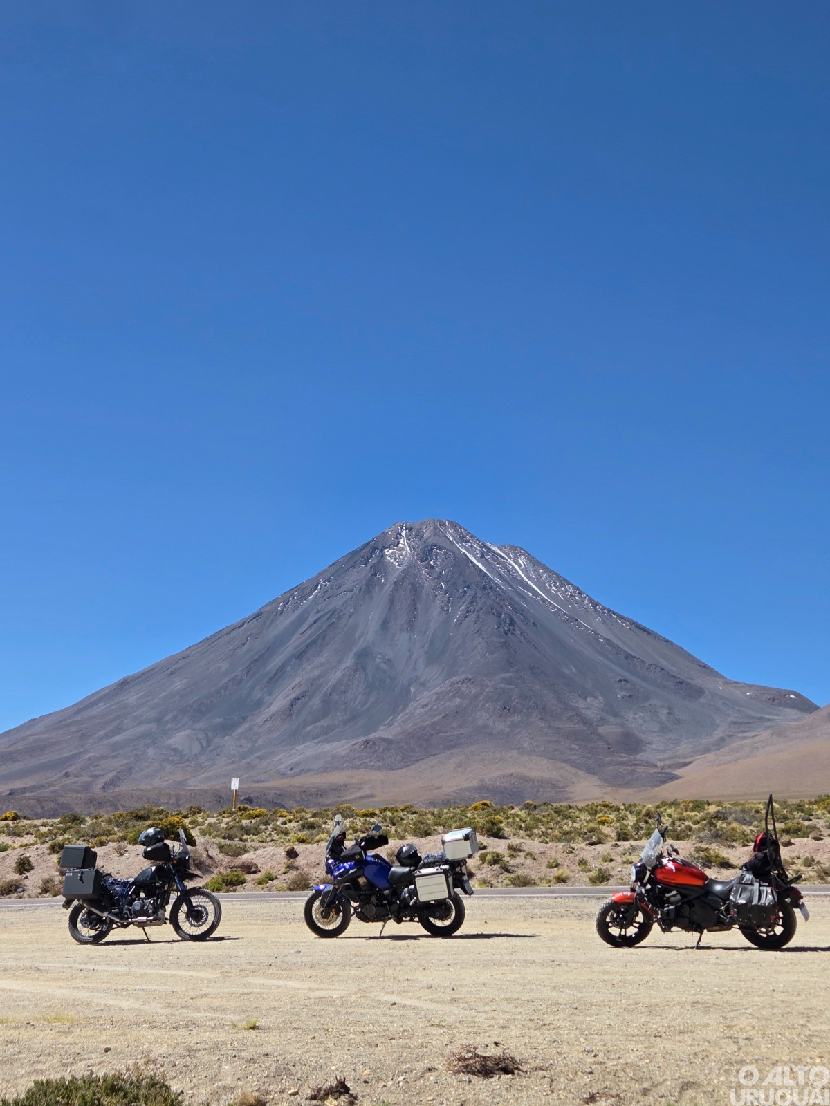 Trio de motociclistas frederiquenses percorre mais de 7.000km até o Oceano Pacífico