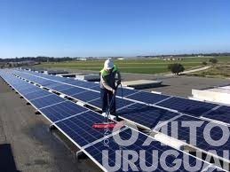Limpeza nos painéis garante mais eficiência na geração de energia