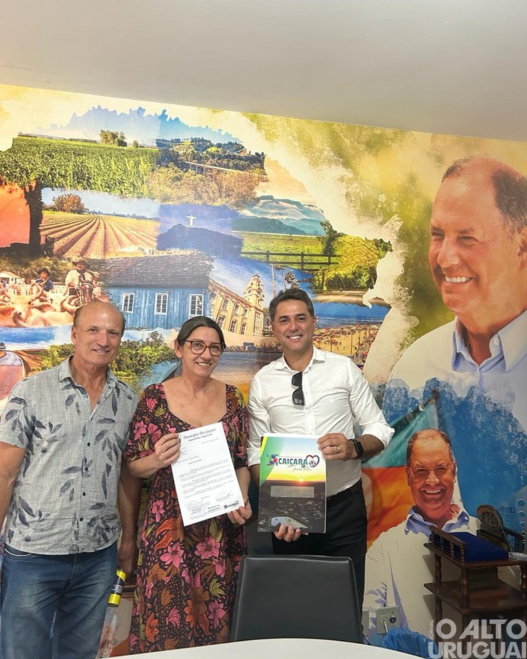 Prefeito de Caiçara e vereadores cumprem agenda em Porto Alegre