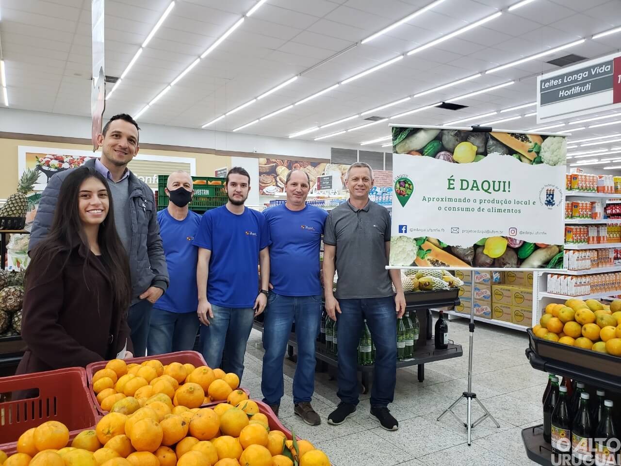 Supermercados de FW recebem placas de identificação do projeto “É DAQUI!”
