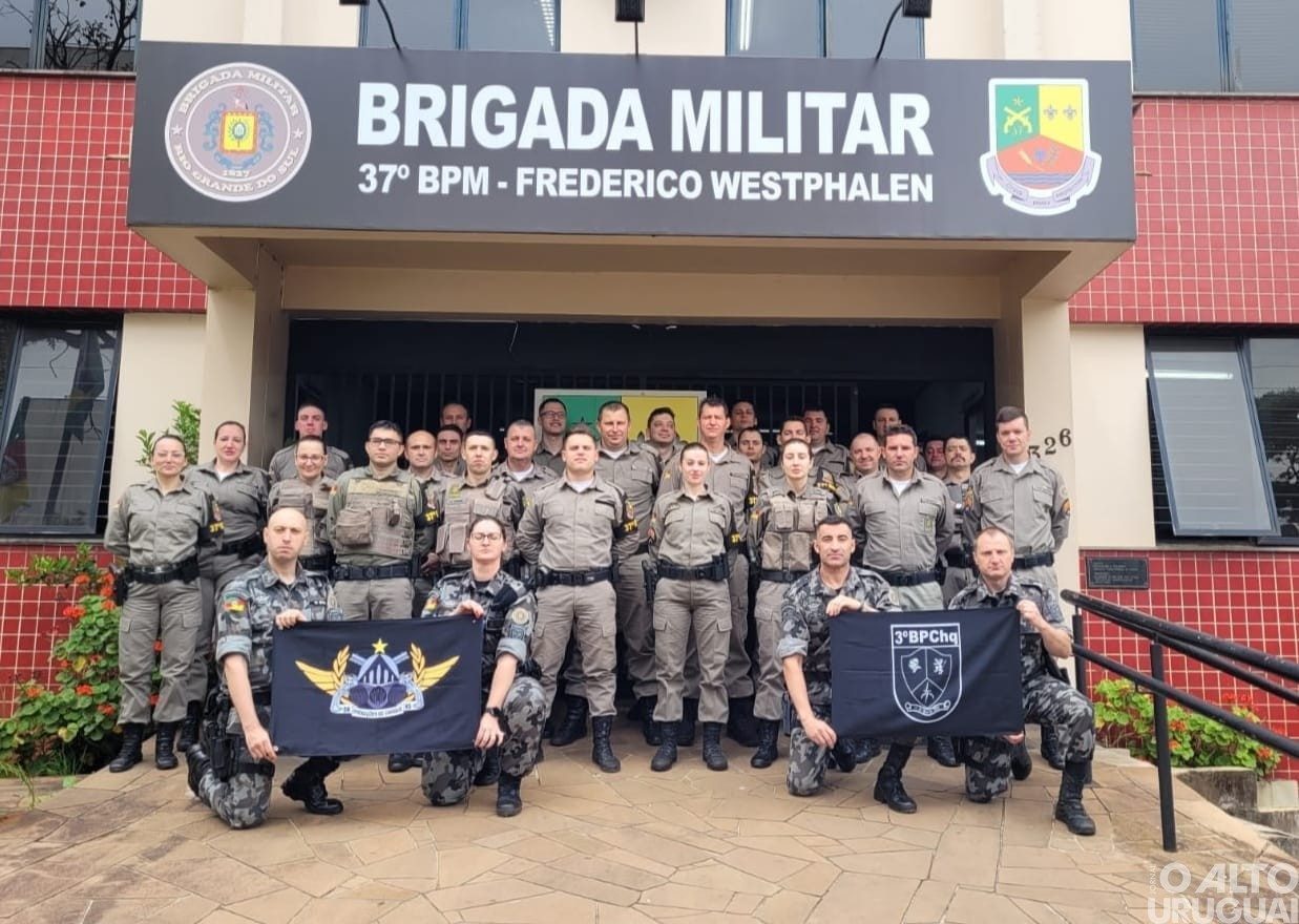 37º BPM realiza treinamento para o uso de gás lacrimogênio e spray de pimenta