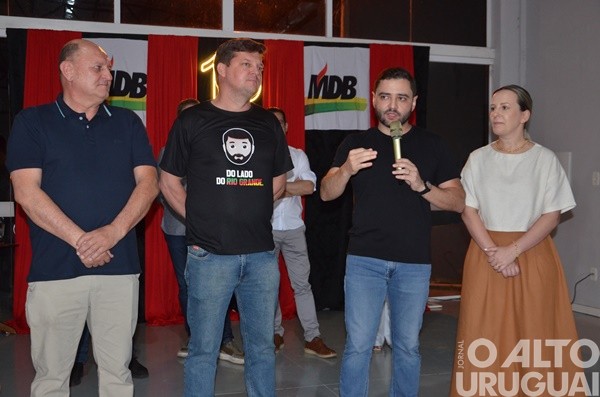 MDB realiza encontro regional em Seberi com a presença de Gabriel Souza