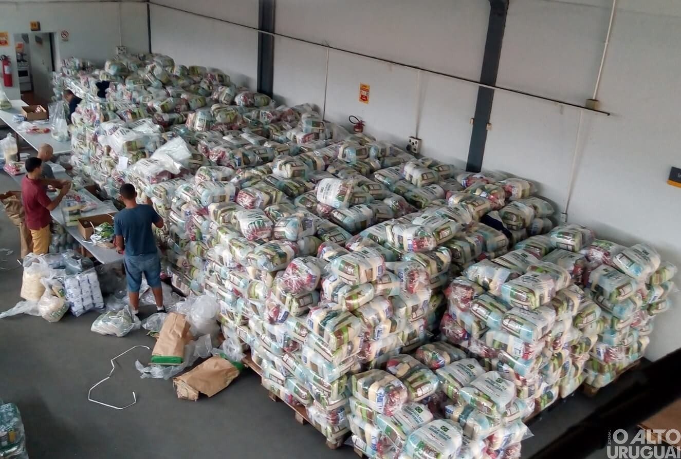Indígenas da região recebem kits de alimentos da Conab