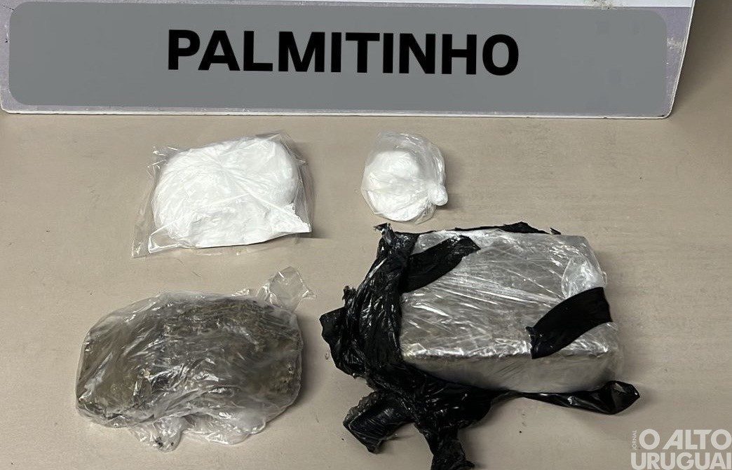 Homem é preso por tráfico de drogas em Palmitinho