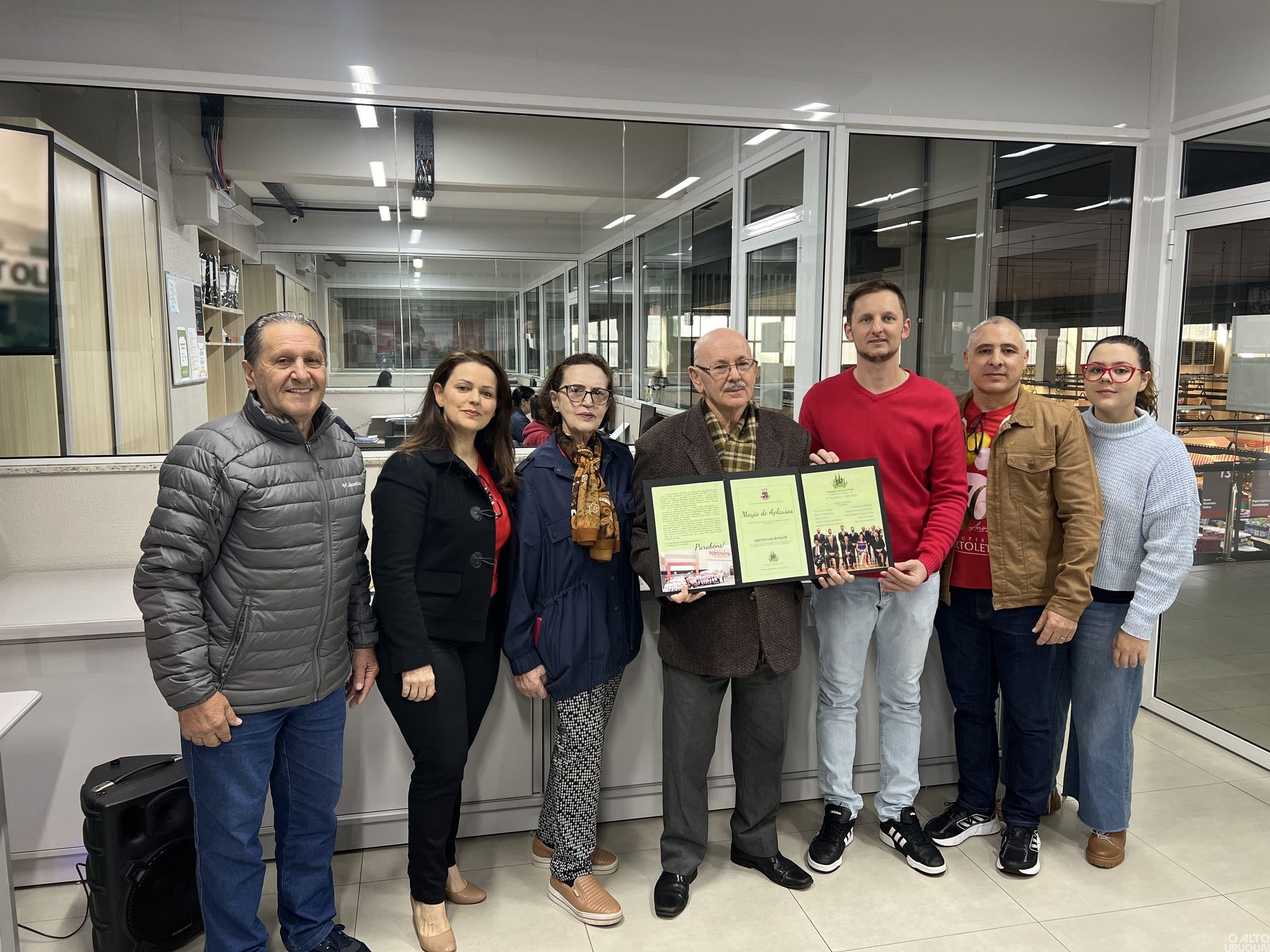 Supermercado Bertoletti recebe Moção de Aplausos