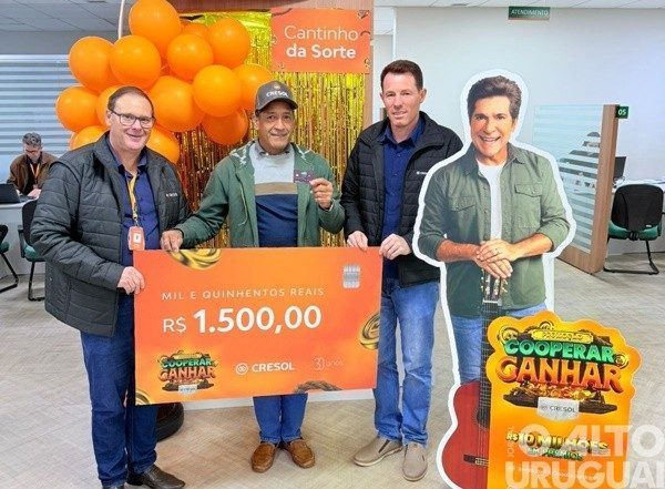 Cresol Raiz realiza segundo sorteio da campanha “Cooperar é Ganhar”