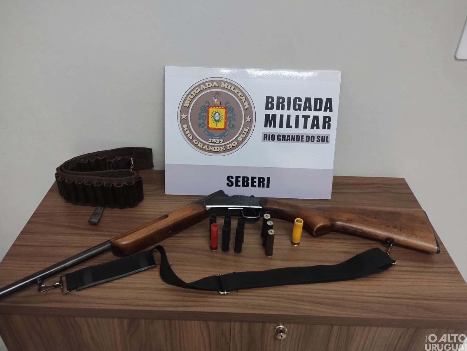 Brigada Militar prende indivíduo por porte ilegal de arma de fogo em Seberi