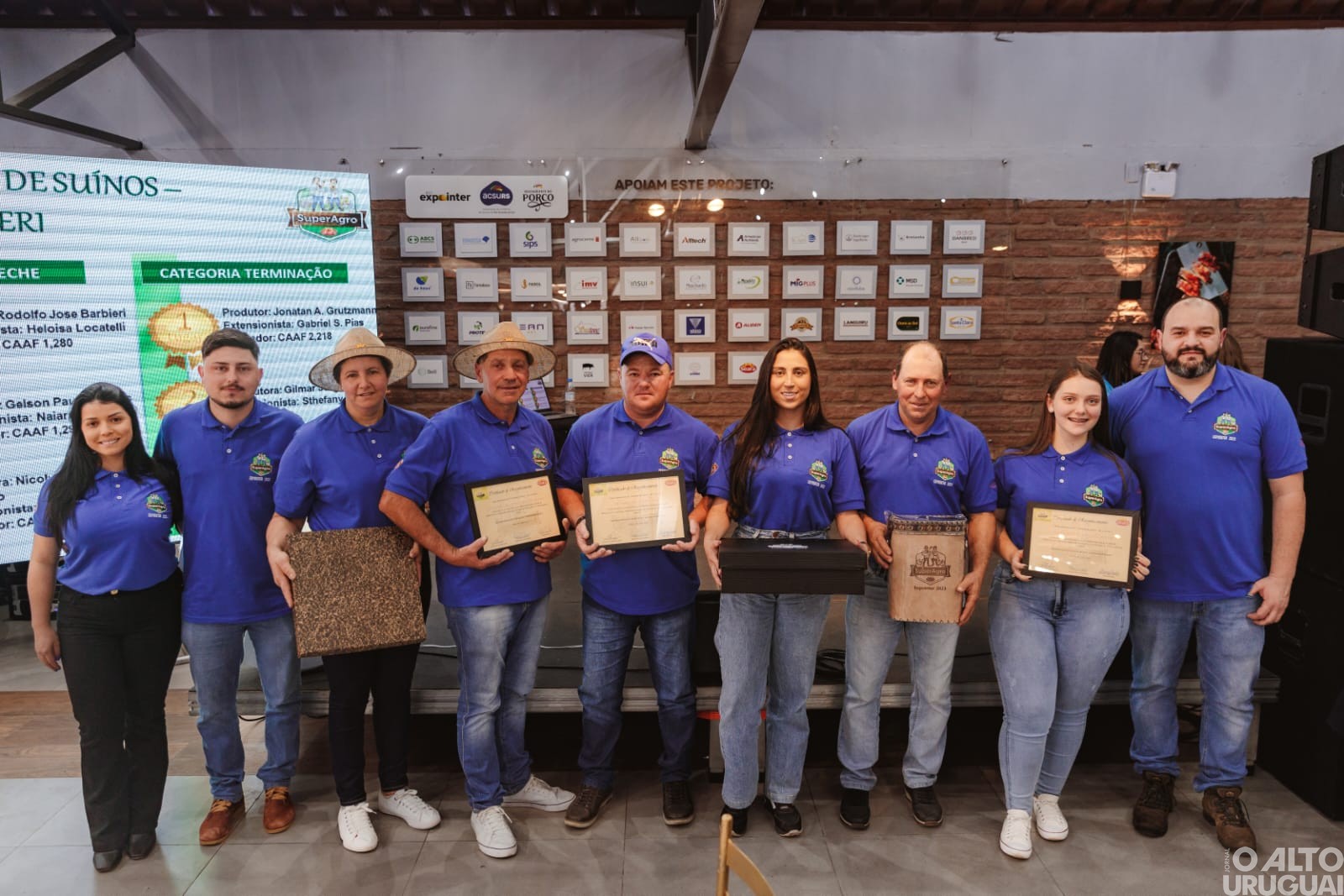 SuperAgro: melhores produtores de suínos são premiados durante a Expointer