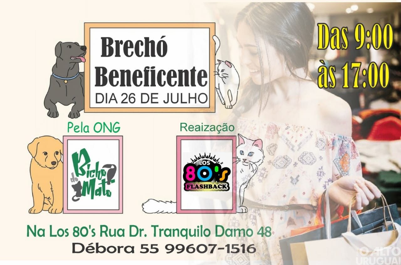 Brechó beneficente será realizado hoje em FW