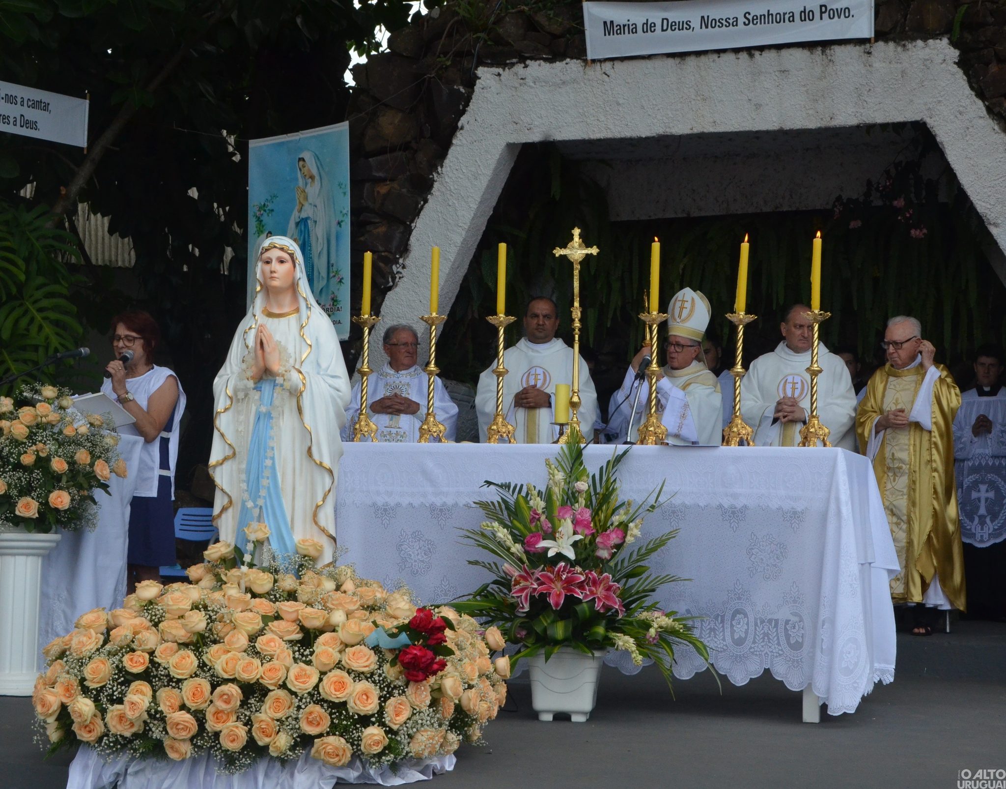 Iniciada programação da 52ª Romaria de Nossa Senhora de Lourdes e 27ª Romaria Diocesana do Enfermo de Osvaldo Cruz em FW