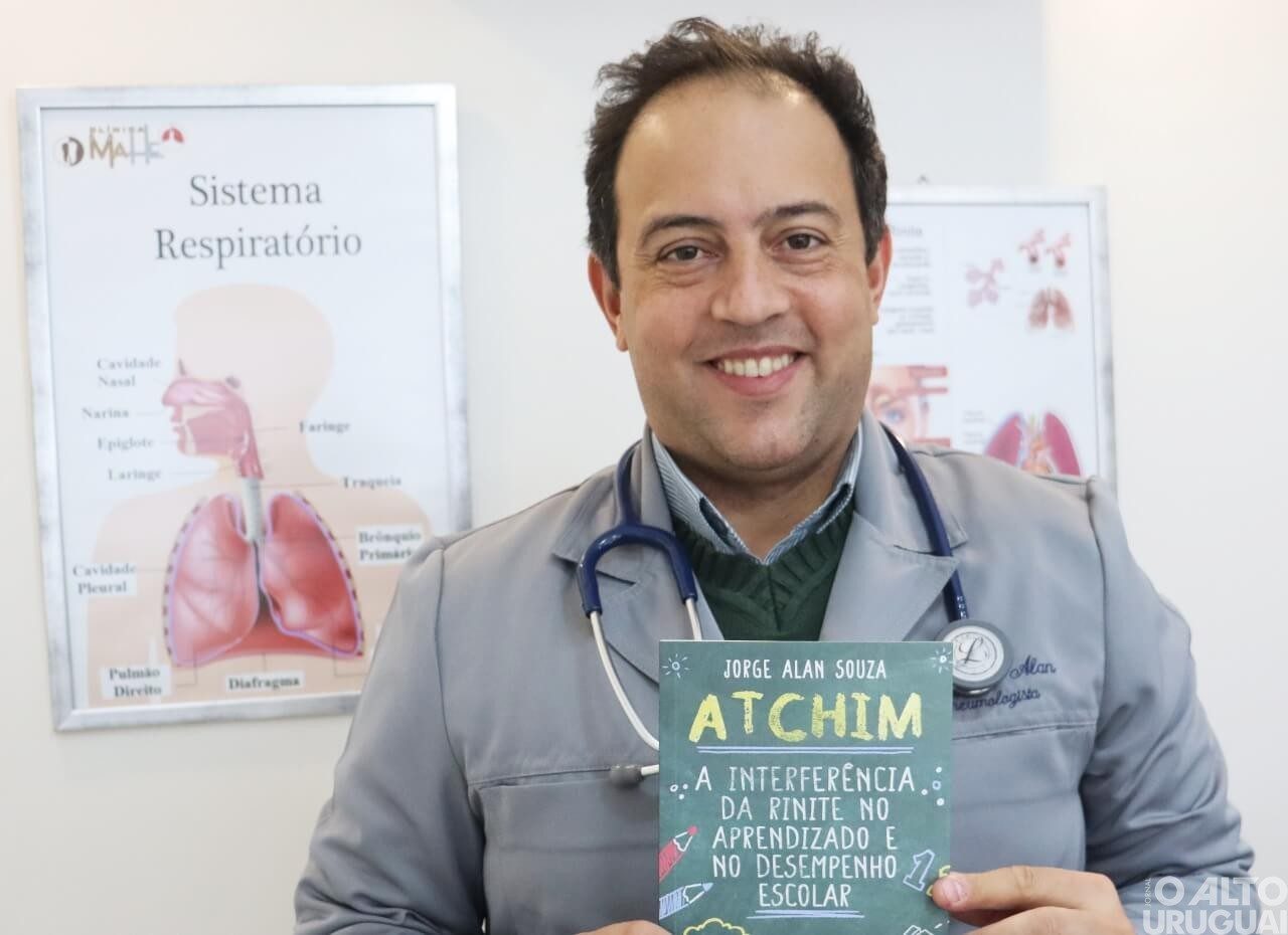 Médico Jorge Alan Souza lançará seu primeiro livro no dia 26