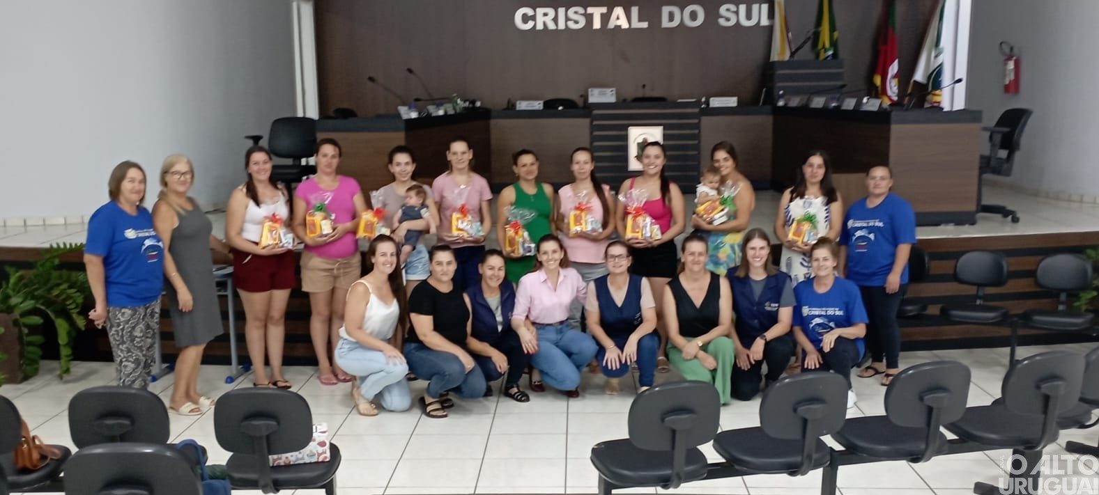 Realizado 1º Encontro das Gestantes e Puérperas em Cristal do Sul