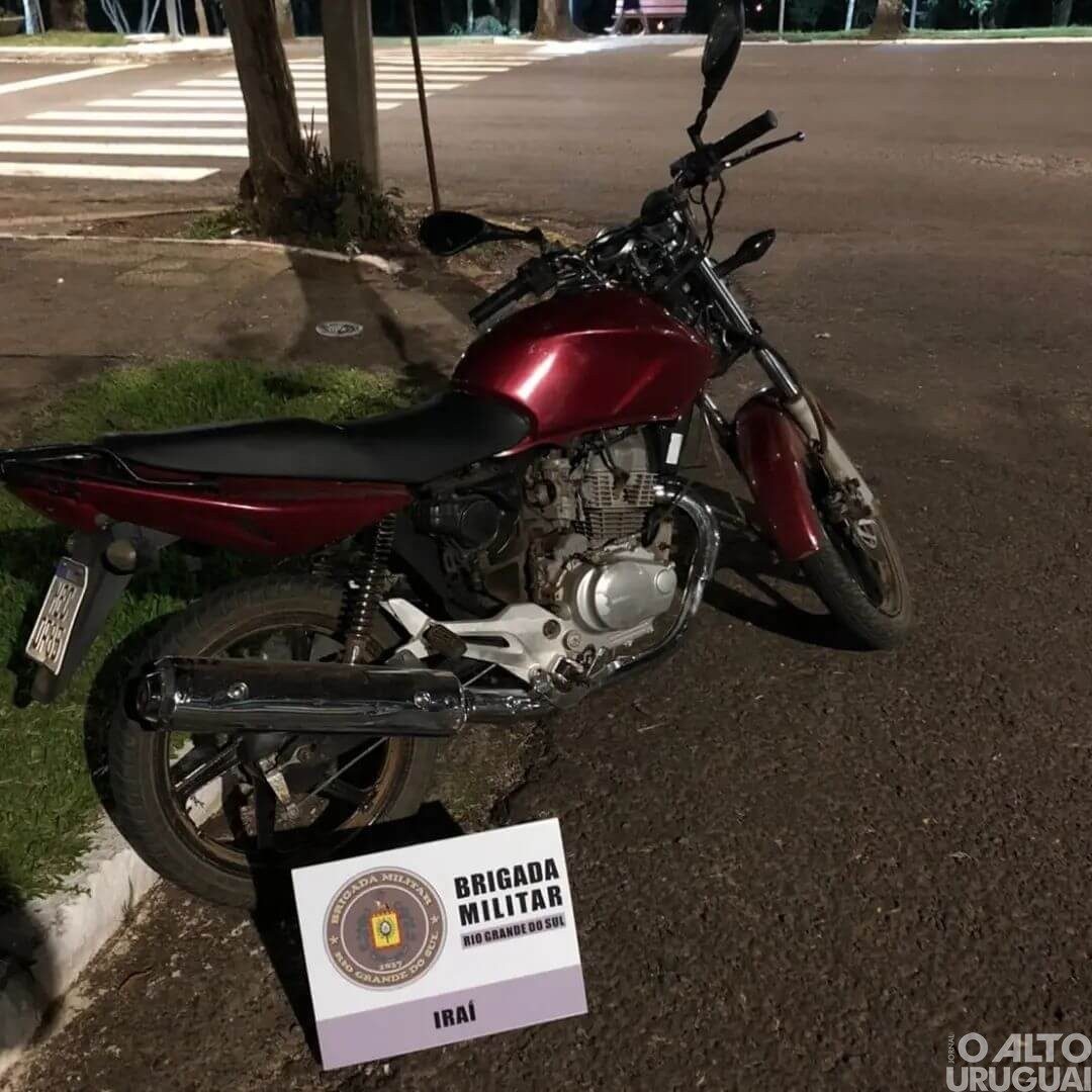 Iraí: Homem é preso por furto de motocicleta