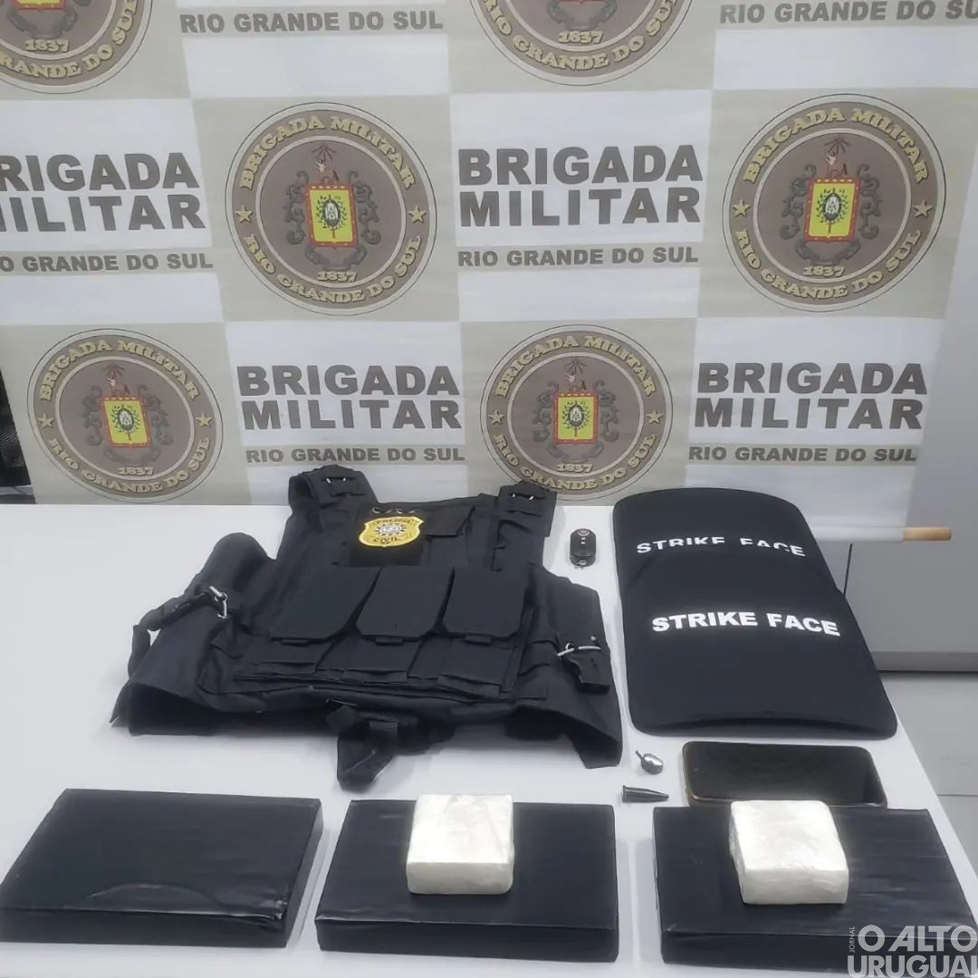 BM prende homem com drogas e colete balístico em Iraí