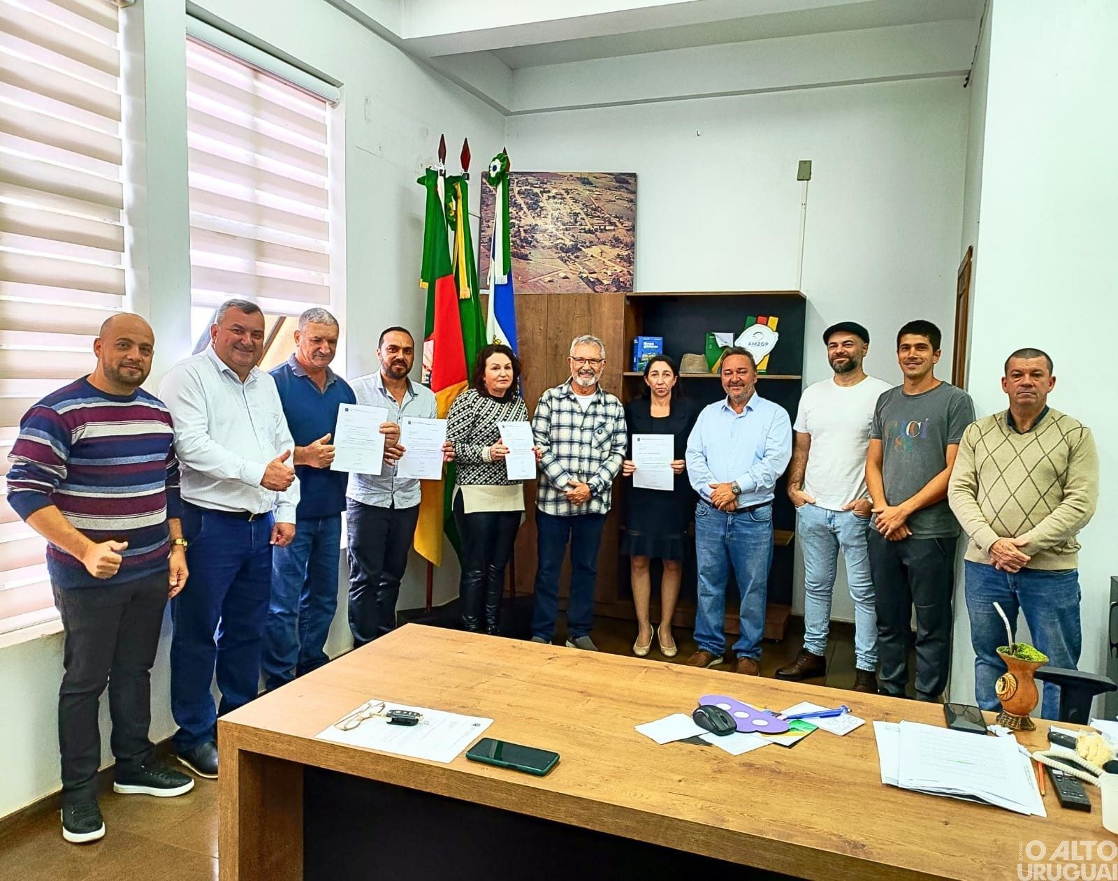 Deputado federal Luiz Carlos Busato entrega emendas em Jaboticaba