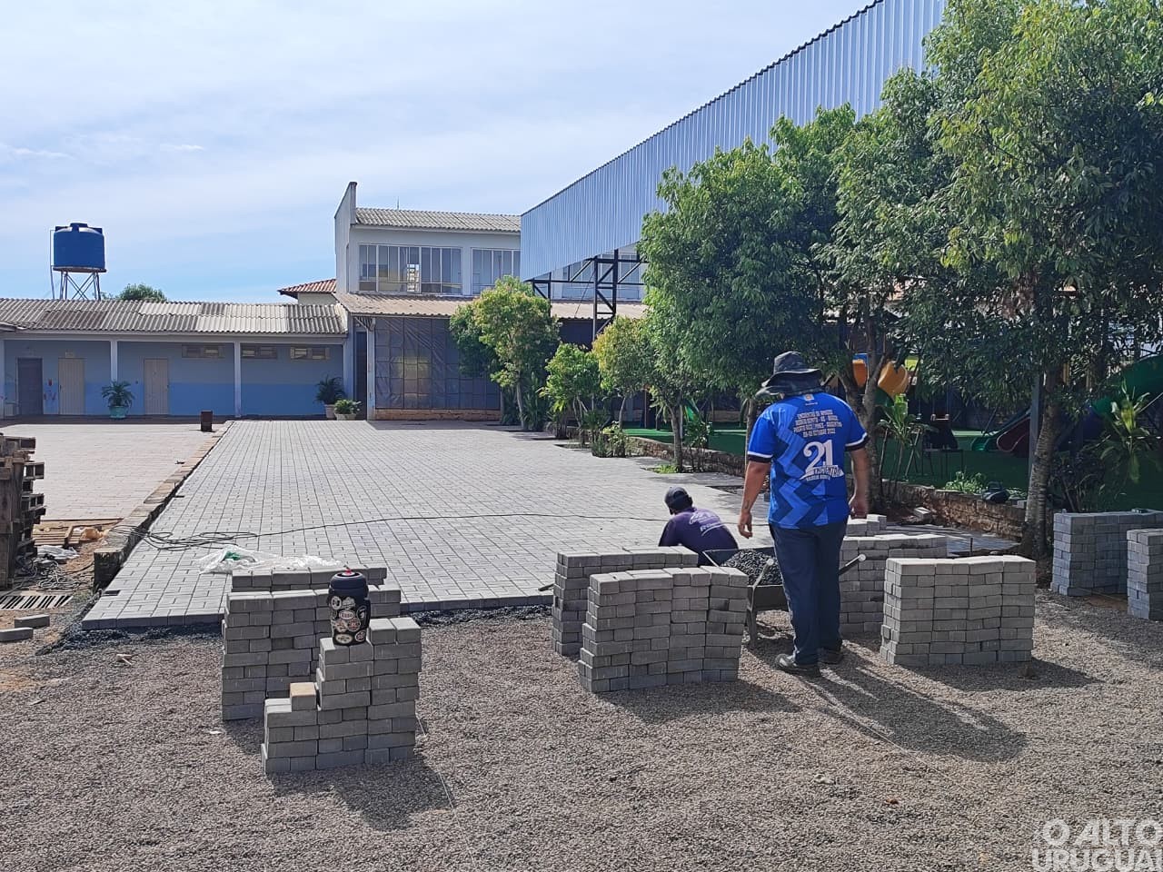 Jaboticaba realiza obras em escola municipal durante o recesso