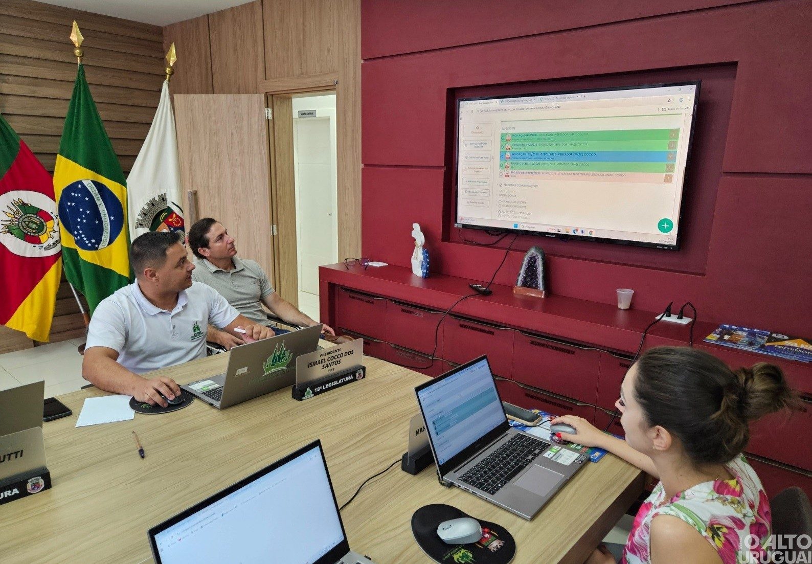 Vereadores de FW participam de treinamento para Sistema Digital