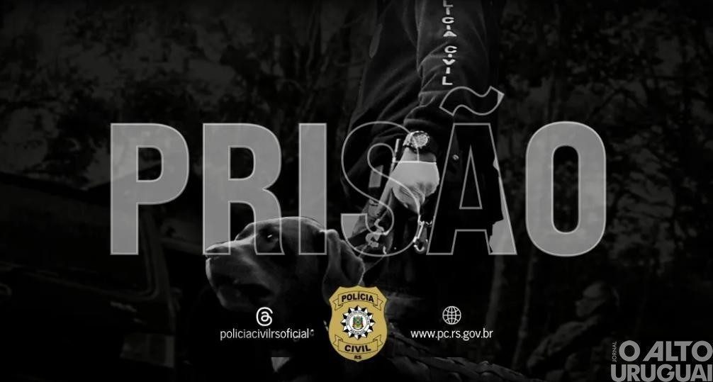 Polícia Civil cumpre mandado de prisão preventiva em Iraí