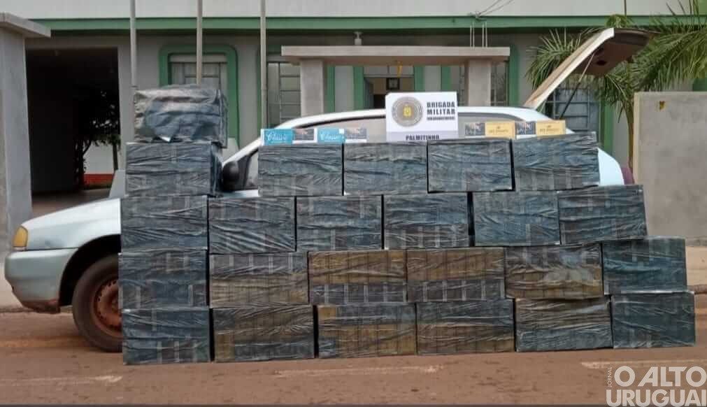 Homem é preso com seis mil maços de cigarro contrabandeado em Palmitinho